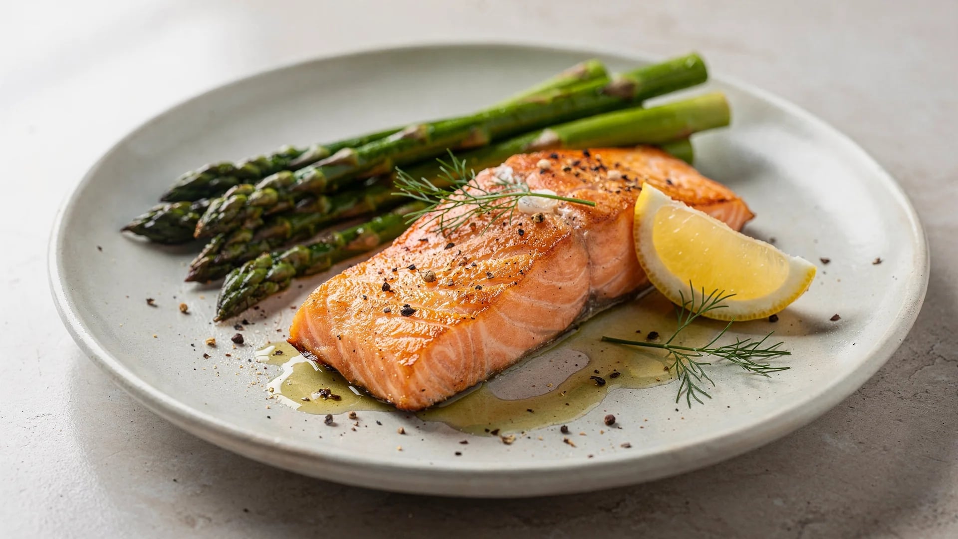 Pan-Seared Salmon with Asparagus